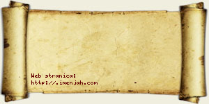 Jovanka Miodragović vizit kartica